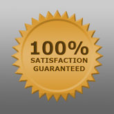 100% Satisfaction Guaranteed